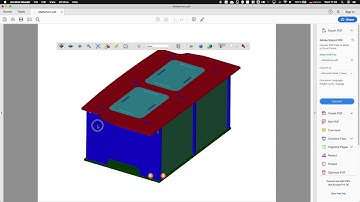 How to open a 3D PDF and measure it