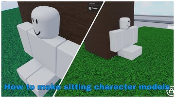 How to make a Sitting Character Model in Obby Creator
