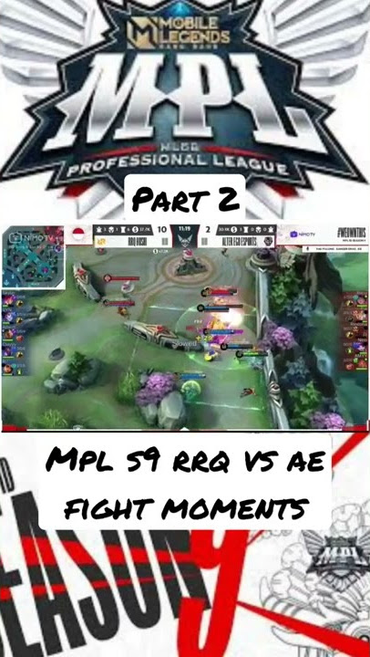 HIGHLIGHTS RRQ VS AE MPL ID S9 PART 2 #trending #mpl #mobilelegends #tiktok #snaptik