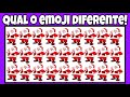 ENCONTRE O EMOJI DIFERENTE - desafio: encontre o emoji diferente em 30 segundos