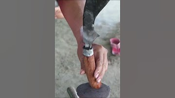Technique of connecting Kukri blade with handle II #shorts #short #shortvideo #shortsfeed #diy #how