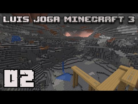 Luis Joga Minecraft 3 - Grutas Gigantescas - Ep. 2