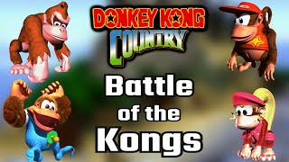 Battle of the Kongs - Who Is The Best Kong From Each SNES Donkey Kong Country? Ft. MarsensDomain