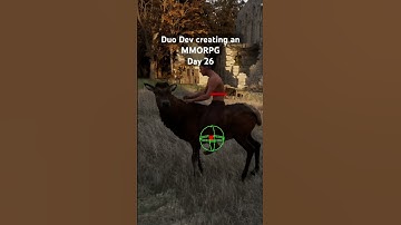 Duo Dev creating an MMORPG - Day 26 - Riding #mmorpg #indiegame #indiedev #gamedev #fantasy #gaming