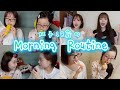 【GRWM】双子１８歳の朝の準備【モーニングルーティン】【雑談】