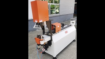 CNC copper tube bender with hole drilling function and auto loader