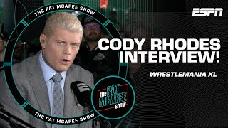 Cody Rhodes talks WrestleMania XL, FUED with the Rock \& his bus catching FIRE | The Pat McAfee Show