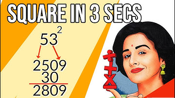 Find square of any number in few seconds | Study With Ease | Vedic Maths Trick