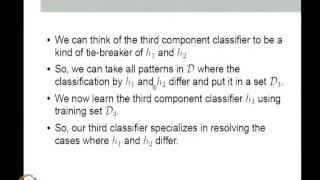 Mod-11 Lec-40 Bootstrap, Bagging and Boosting; Classifier Ensembles; AdaBoost