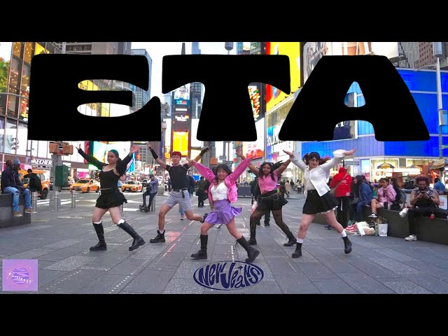 [KPOP IN TIMES SQUARE] NEWJEANS (뉴진스) 'ETA Remix' Dance Cover [CSMICORE CREW] class=