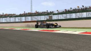 F1 2011 Invisible wall in india GP