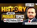 UPSC Prelims 2026 | History Most Important Topics | Lec 6 | StudyIQ IAS