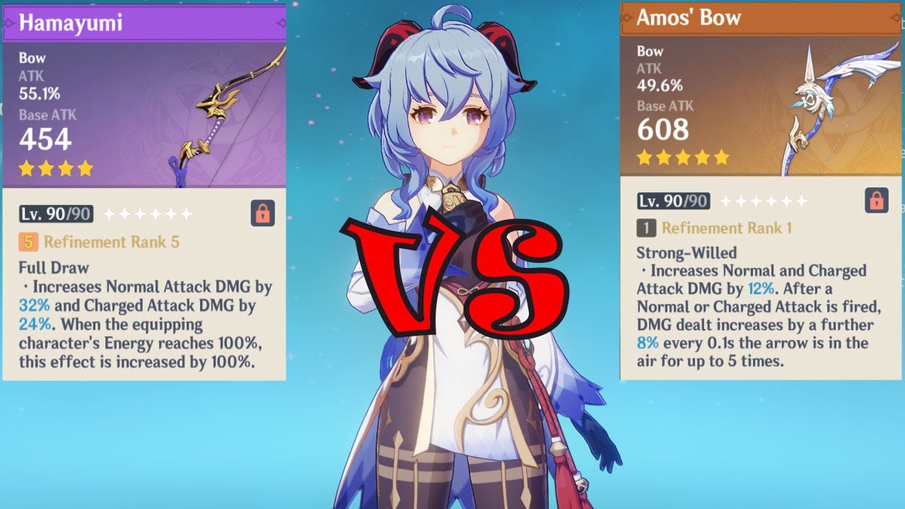 How to get Hamayumi Bow + Ganyu Build Test YouTube