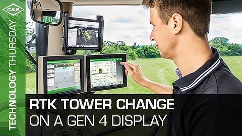 How to Change RTK Towers | John Deere Gen 4 Display