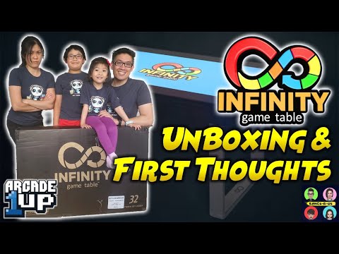 Arcade1Up 32" Infinity Game Table - LIVE Unboxing & First Thoughts from Kongs-R-Us