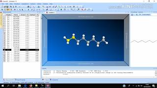 Membuat struktur oktana dengan menggunakan aplikasi Chem3D screenshot 3