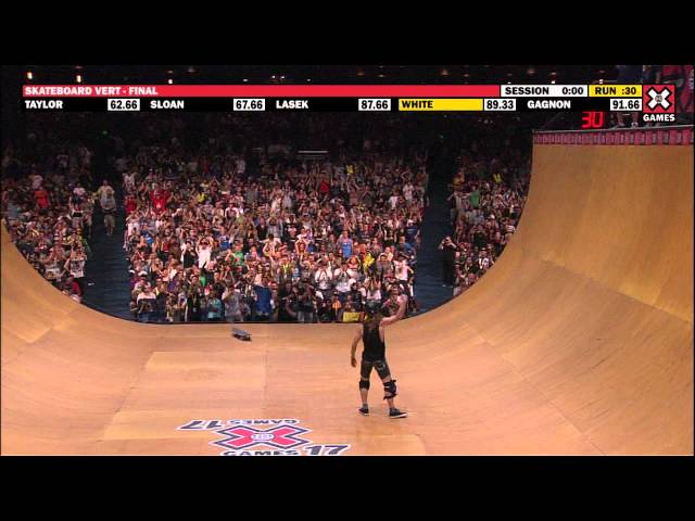 Shaun The Flying Tomato White, who has medalled in winter Olympics and X  Games, practices for the Skateboard Men's Vert competition at the X Games  at Home Depot Center in Carson, Calif.