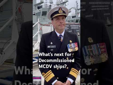 Admiral Topshee Shares What S Next For Canada S Decommissioned MCDV Ships Navy MCDV Topshee RCN