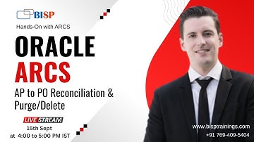 LIVE Webinar: Oracle ARCS – AP to PO Reconciliation and Purge/Delete