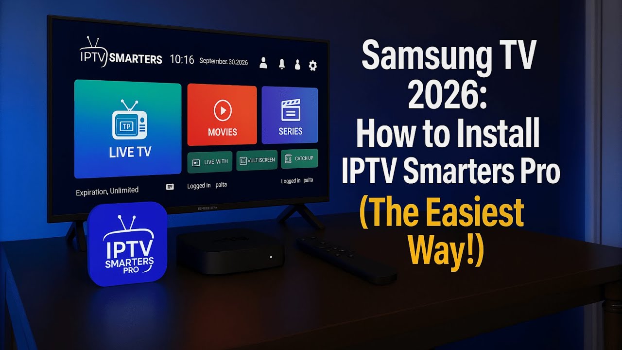 Samsung TV 2026: How to Install IPTV Smarters Pro (The Easiest Way!)