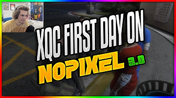 xQc First Day On GTA 5 RP l NoPixel RP 3.0 l #1