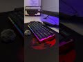 Aluminum GK61 with MMD Holy Pandas #keyboard #gamingkeyboard #mechanicalkeyboard #switches #gaming