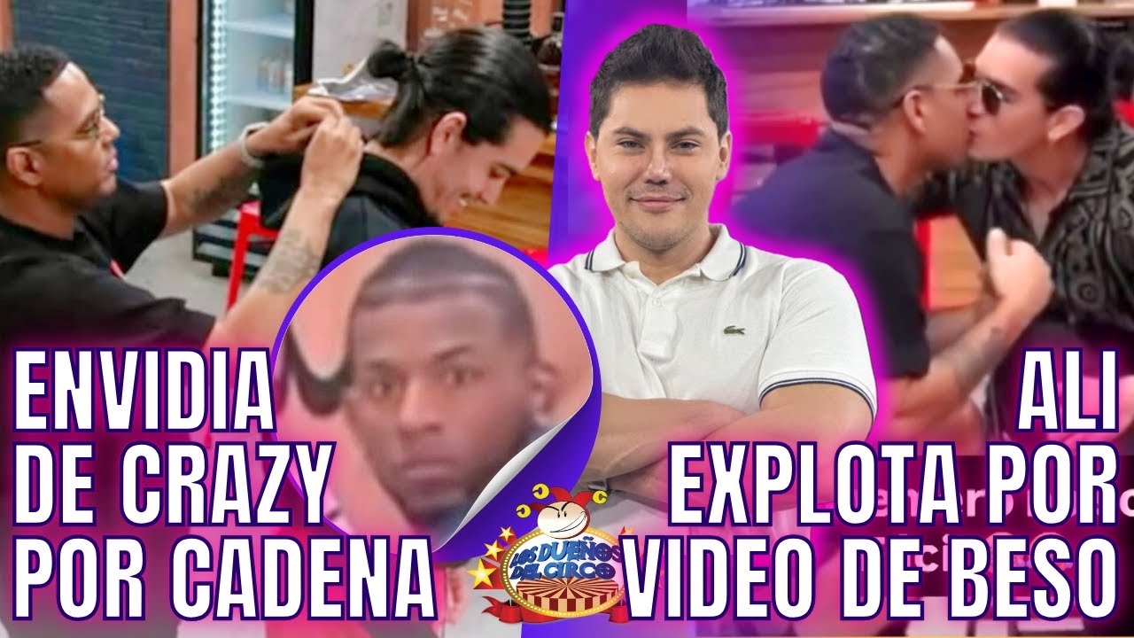 CRAZY MALO DE ENVIDIA, POR CADENA QUE REGALÓ ALOFOKE A GIUSEPPE/ ALI EXPLOTA POR BESO DE ALOFOKE
