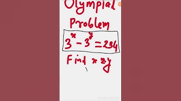 Olympiad Problem 3^x - 3^y=234 #olympiadmaths #olympiad #olympiadmathquestion #matholympiad