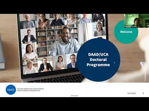 UCA-DAAD Webinar Series