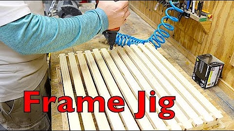 Simple Beehive Frame Assembly Jig