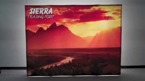 Stretch Fabric Pop up Backlit Display by youHUGE.com