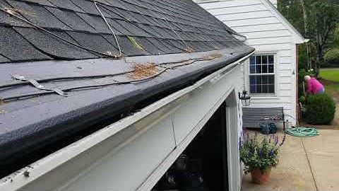 roofers should not touch gutter helmet