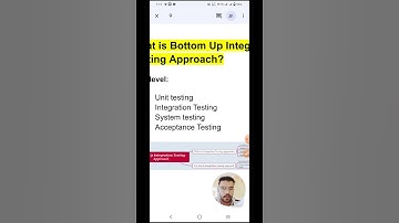 What is Bottom Up Integration Testing Approach  | 1 minute - Software Testing Shorts #43