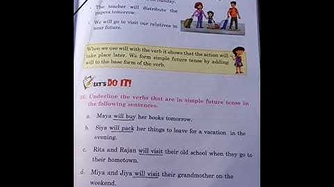 English Grammar/ Class-2/Chapter-12 TENSES - explanation and Exercise of page-70,71