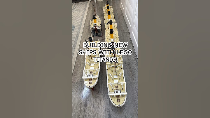 Lego Titanics: Two Ships, One Adventure! #titanic #stopmotion
