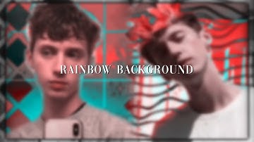 how to make moving rainbow background || video star