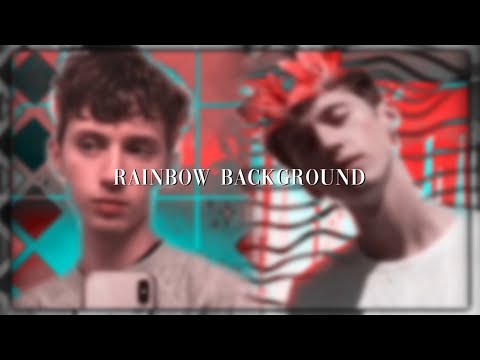 how to make moving rainbow background || video star