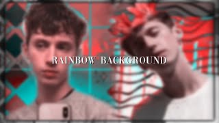how to make moving rainbow background || video star