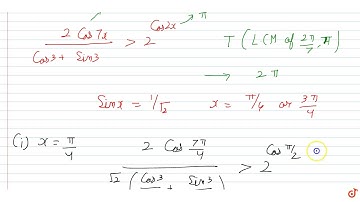 Find the set of values of x satisfying the equality `sin(x-pi/4)-cos(x+(3pi)/4)=1` and the ineq...