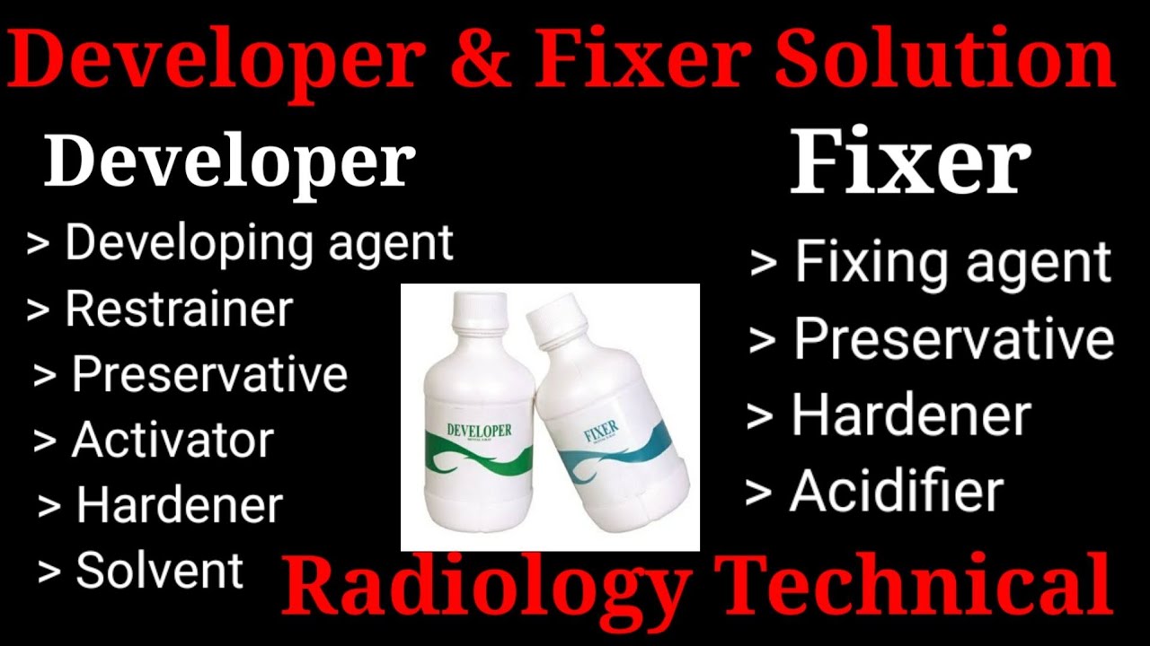 Developer  Fixer Solution In Darkroom |# X-Ray Processing Chemical ||  By Bl Kumawat