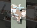 How to make a 2 story house with no game pass in bloxburg #shorts #roblox #bloxburg
