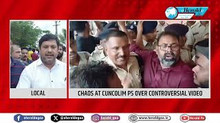 Chaos at Cuncolim PS over controversial video