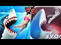 SHORT TRAILER HUNGRY SHARK WORLD VS HUNGRY SHARK EVOLUTION AND GAMEPLAY