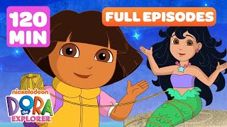 Dora Full Episodes Marathon 3 Full Episodes - 2 Hour Compilation Dora The Explorer