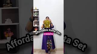 Meesho Cotton Kurta Set🤩 #shorts #shortvideo #kurtaset #meesho