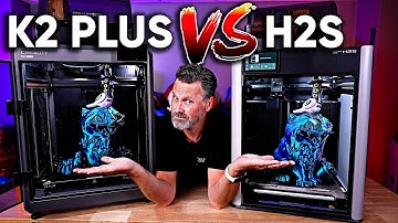Bambu Lab H2S vs Creality K2 Plus — 3D Printer Showdown 🔥