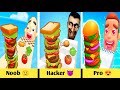 Sandwich Runner – Noob vs. Pro vs. Hacker! (Epic Food Run) ios