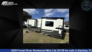 Remarkable 2026 Forest River Rockwood Mini Lite Travel Trailer RV For Sale in Alachua, FL