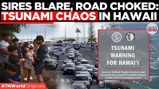« VAGUES DESTRUCTRICES », la peur du tsunami s'empare d'Hawaï ; les familles fuient la ville aprè...