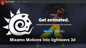 Animating with mixamo motions in lightwave 3D